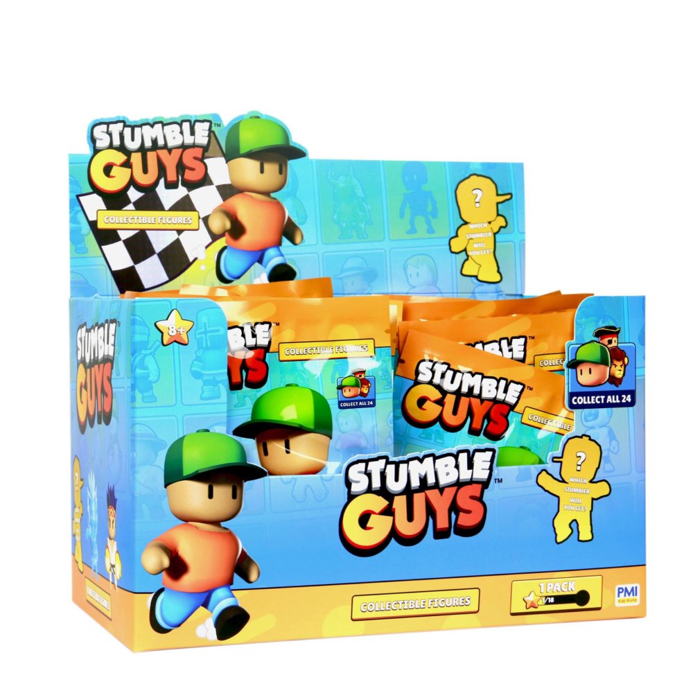 Stumble guys figuur 1 stuk 6 cm in blind assorti display