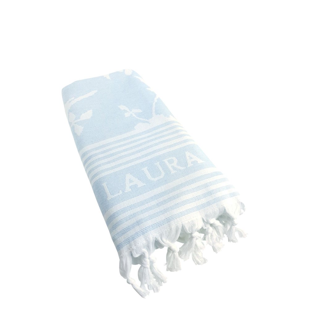 Laura Ashley Hamamdoek Elveden Light Blue 90 x 180 cm