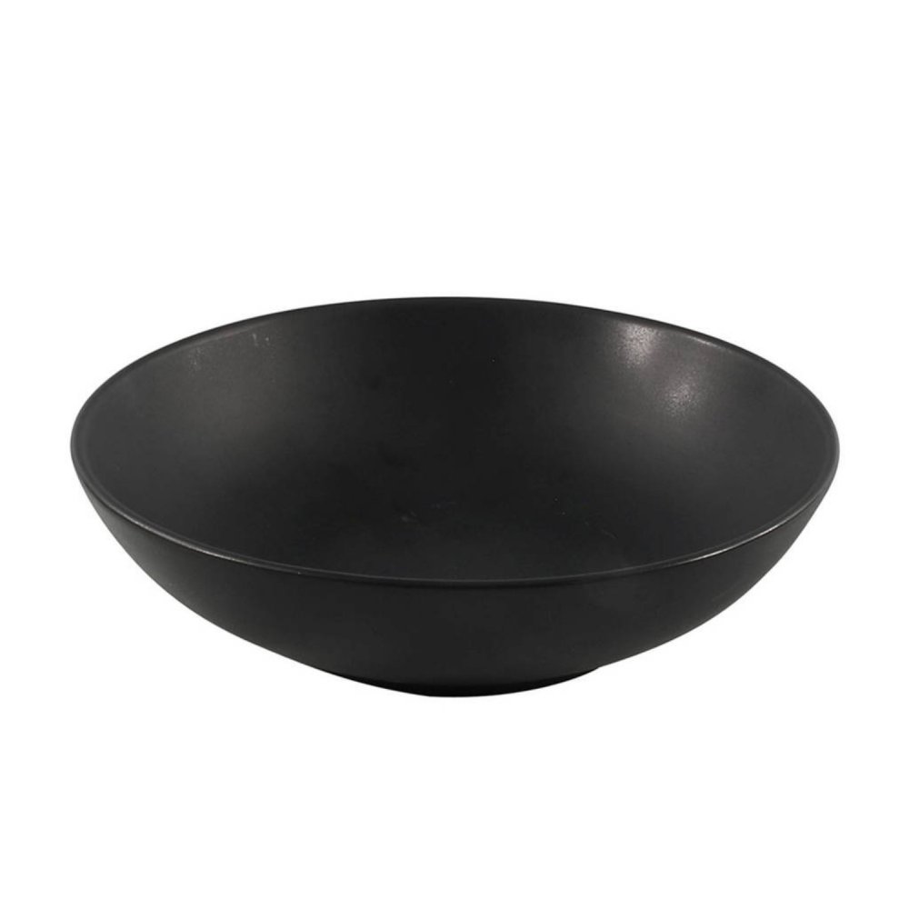 Bord diep 20,5cm mat zwart