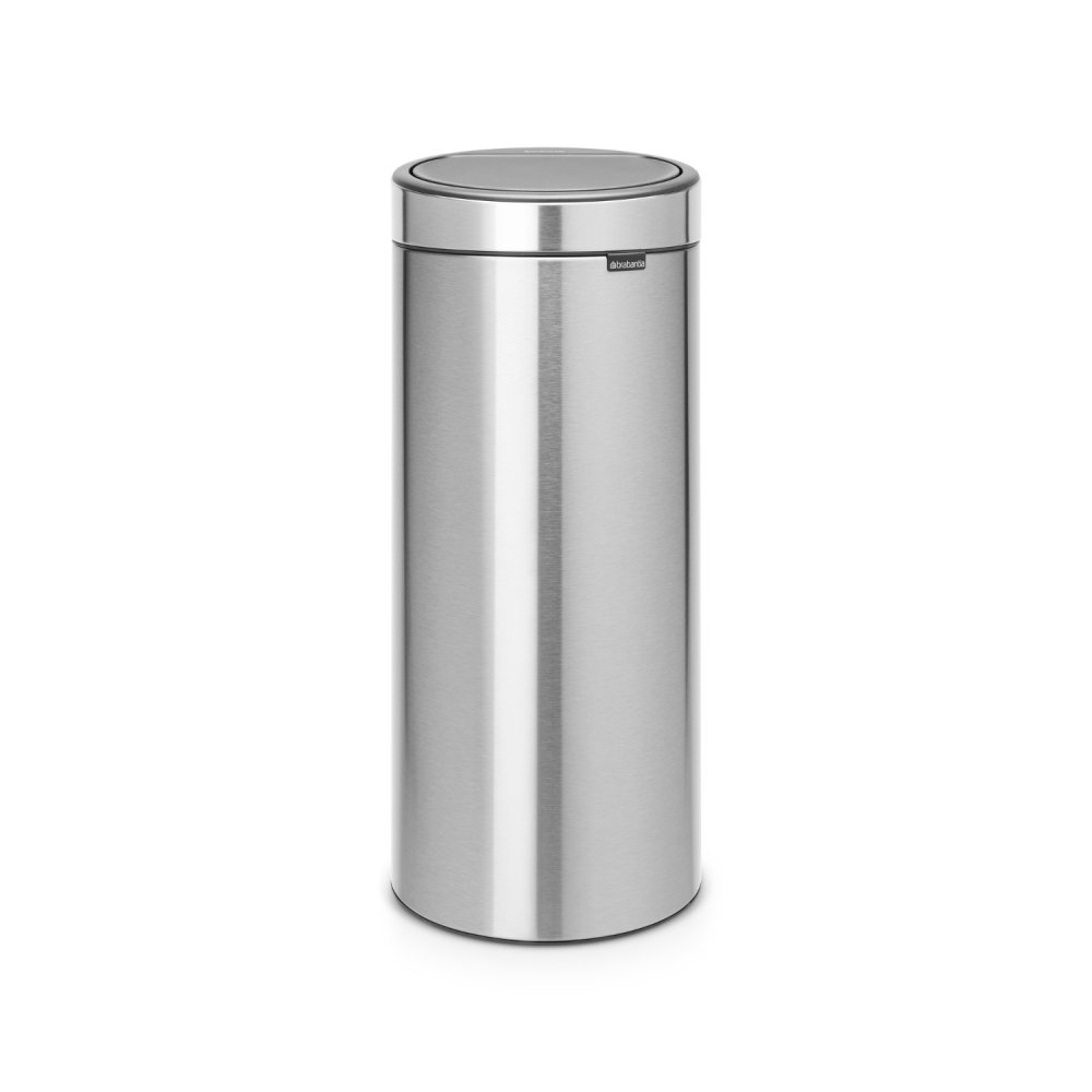 Brabantia afvalemmer Touch Bin 30L mat staal