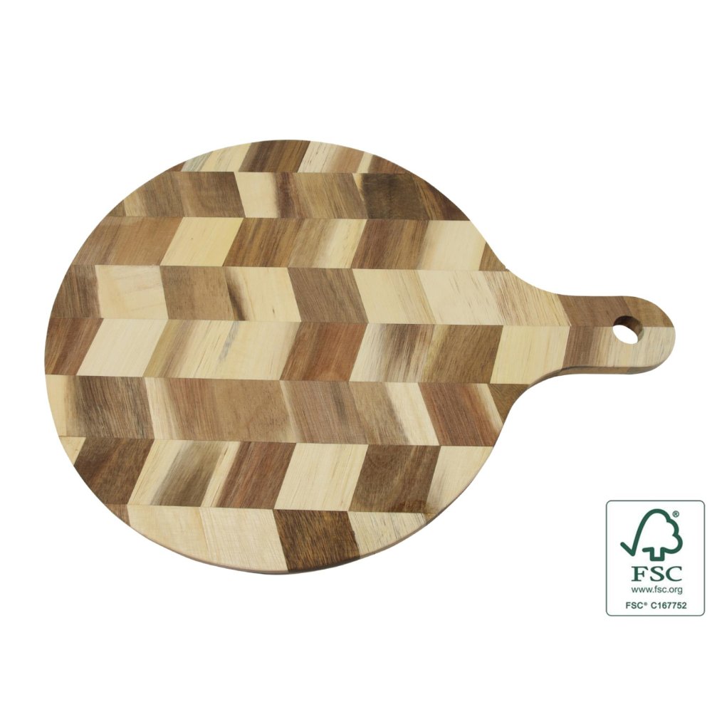 Snij- Serveerplank Acacia 40 x 30 x 1,4 cm Fsc