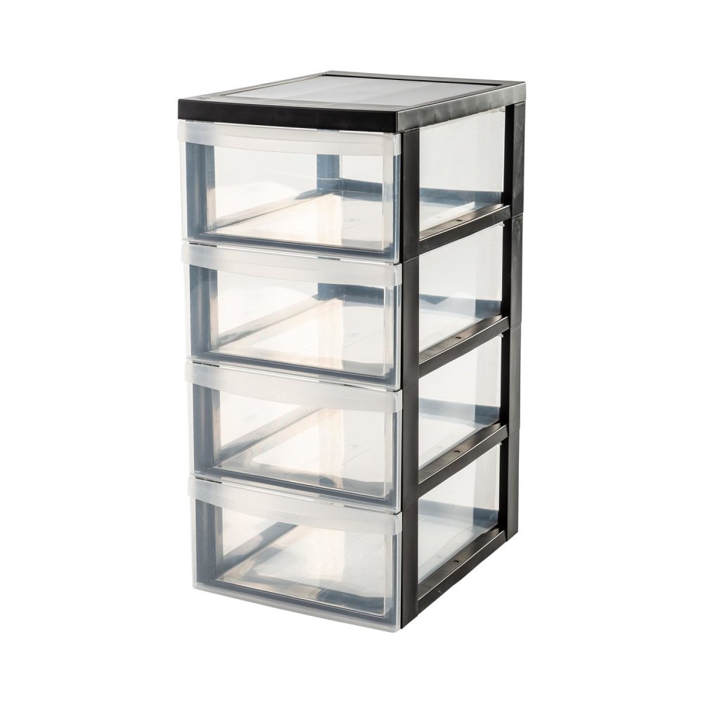Iris ladekast 4x11L 39x29x61.6 cm met wieltjes