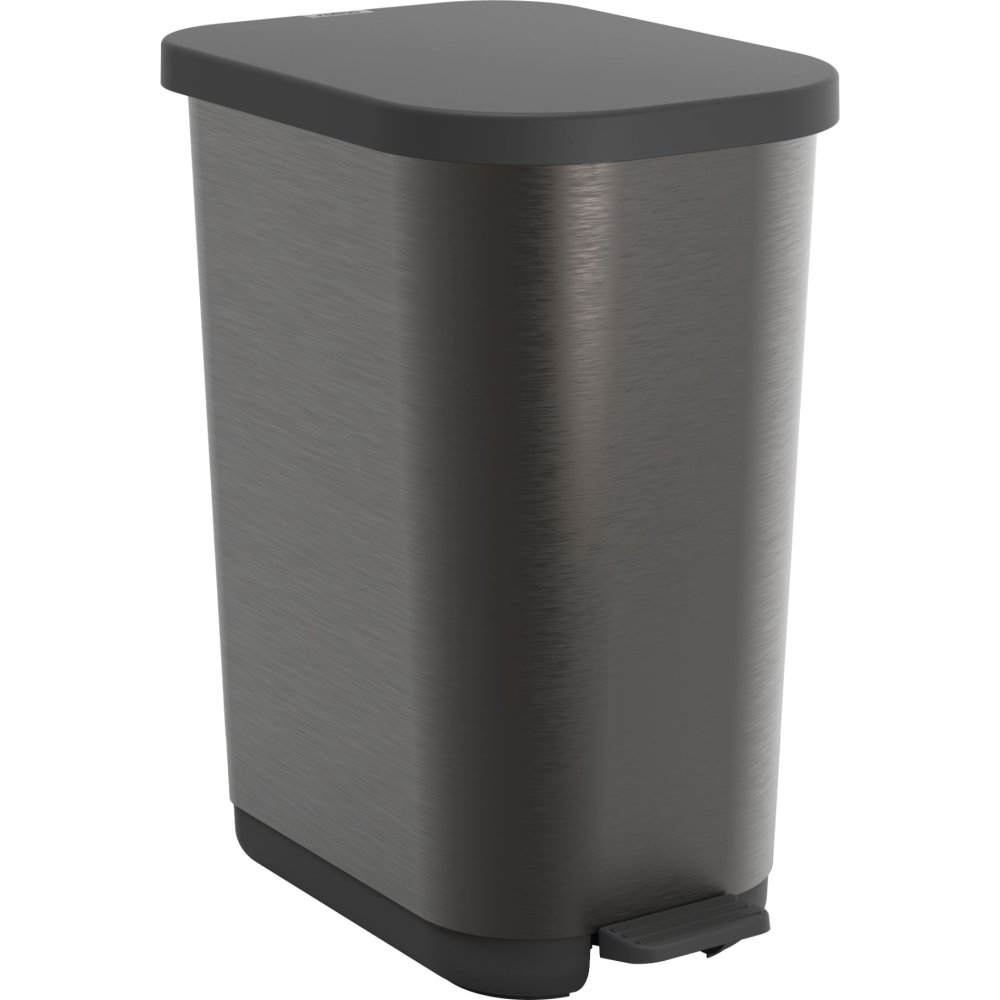 Rotho pedaalemmer ribo 35L zwart