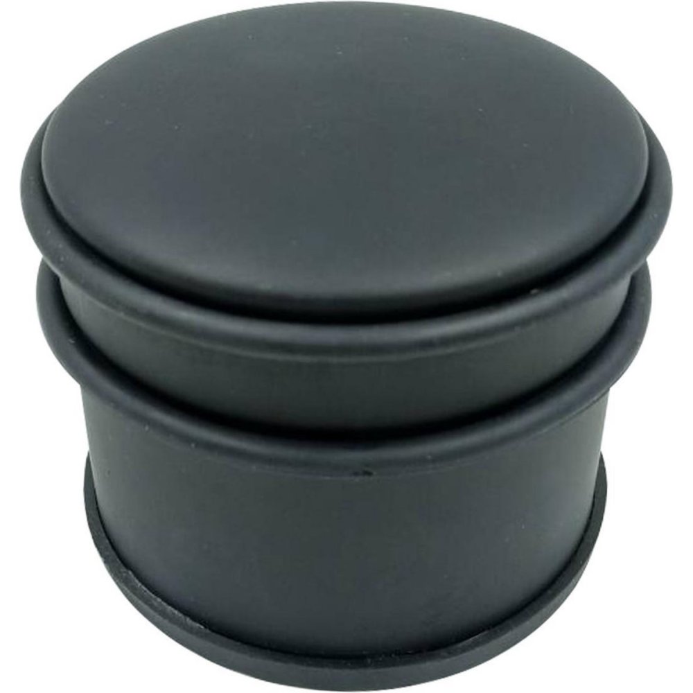 Deurstopper Ø9x7,5cm mat zwart