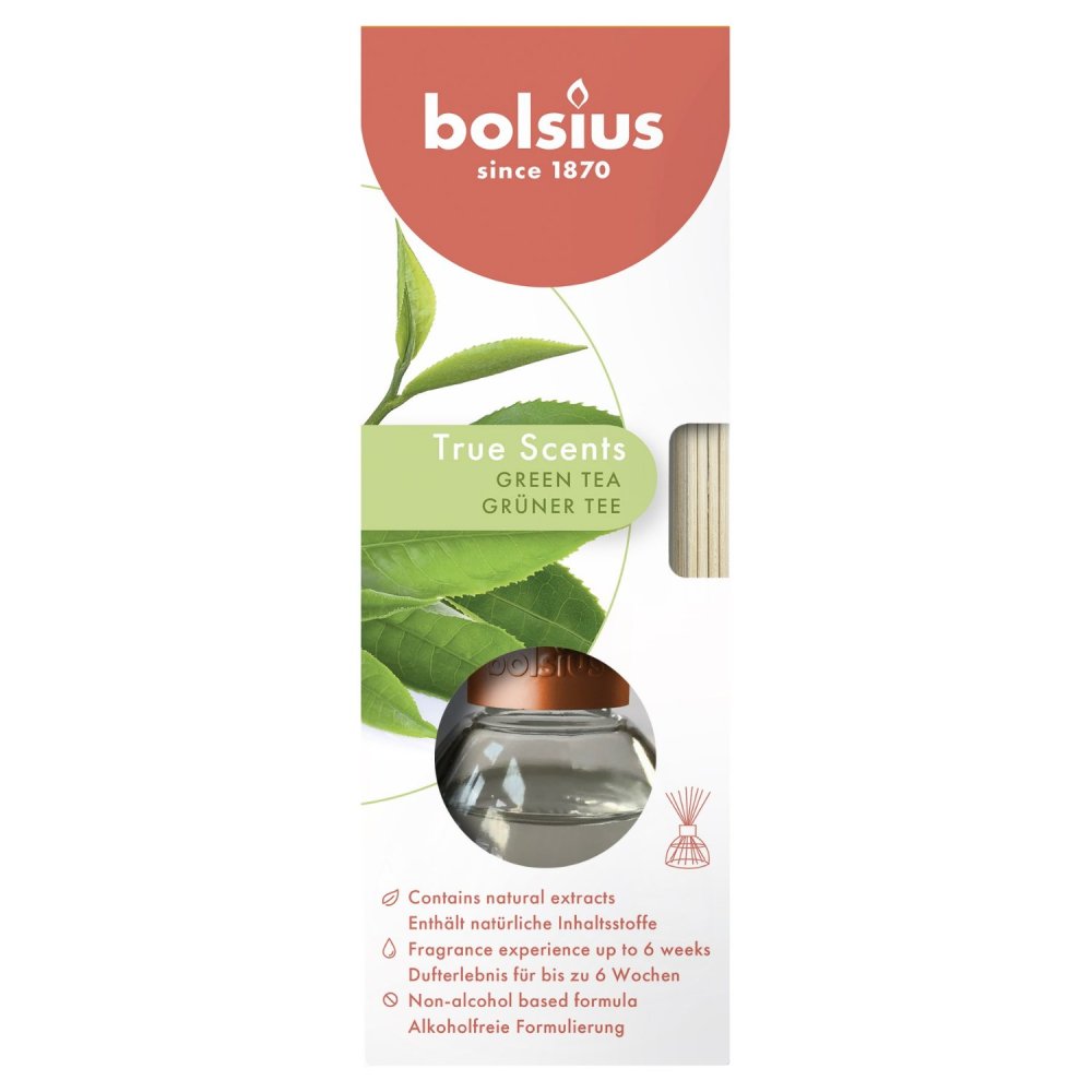 Bolsius Geurverspreider 45 ml True Scents Green Tea