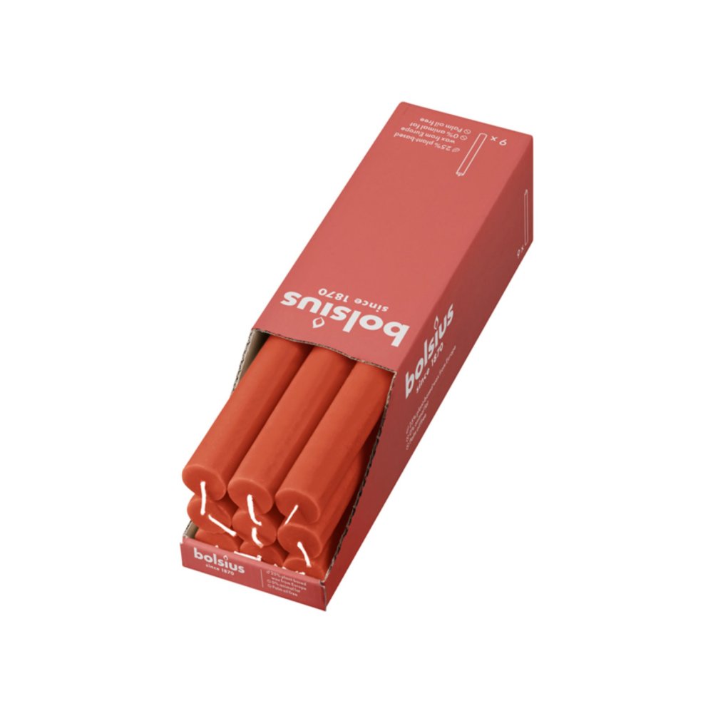 Rustiek tafelkaars Earthy Orange