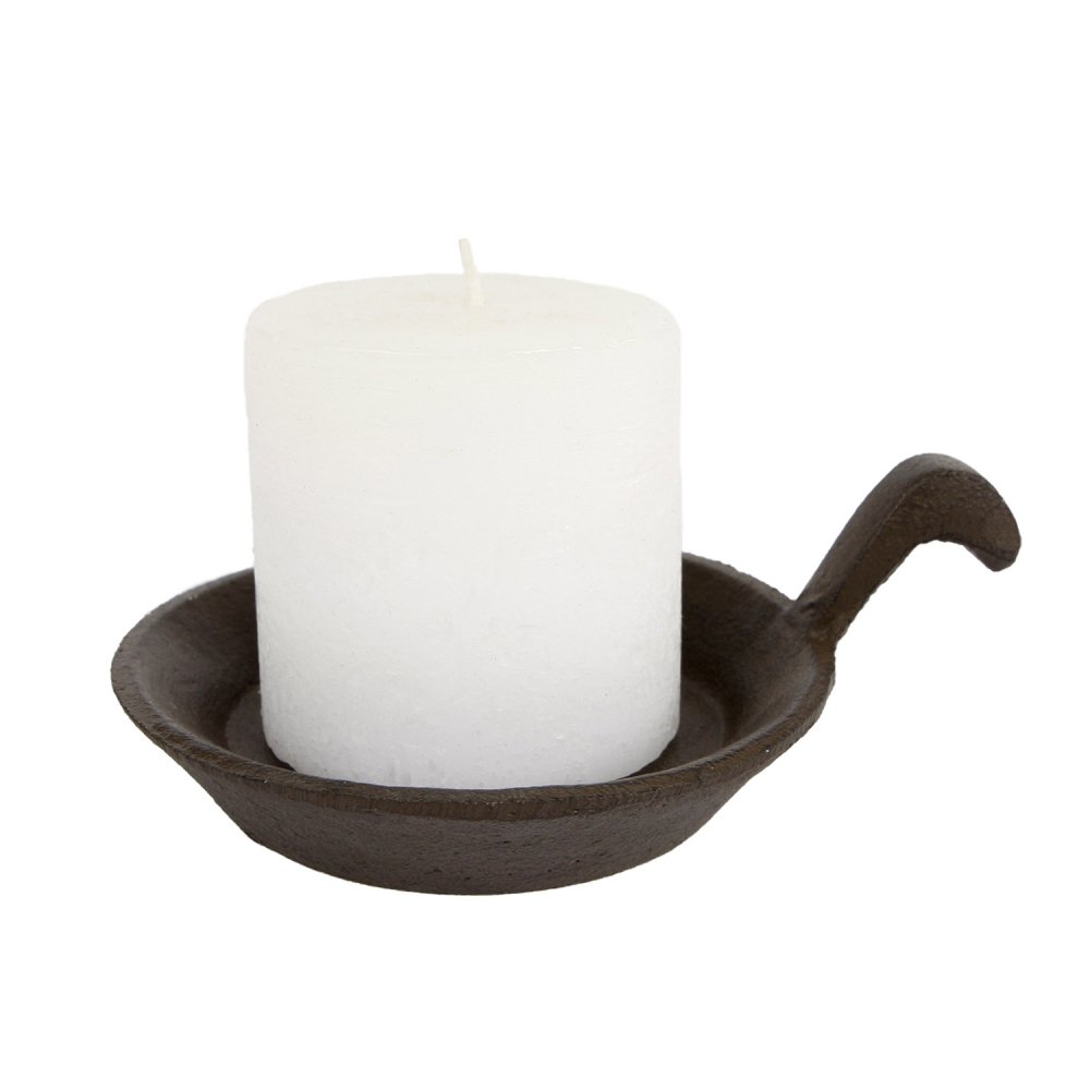 Kandelaar rond Blaker zwart 12x15,8x5,5cm