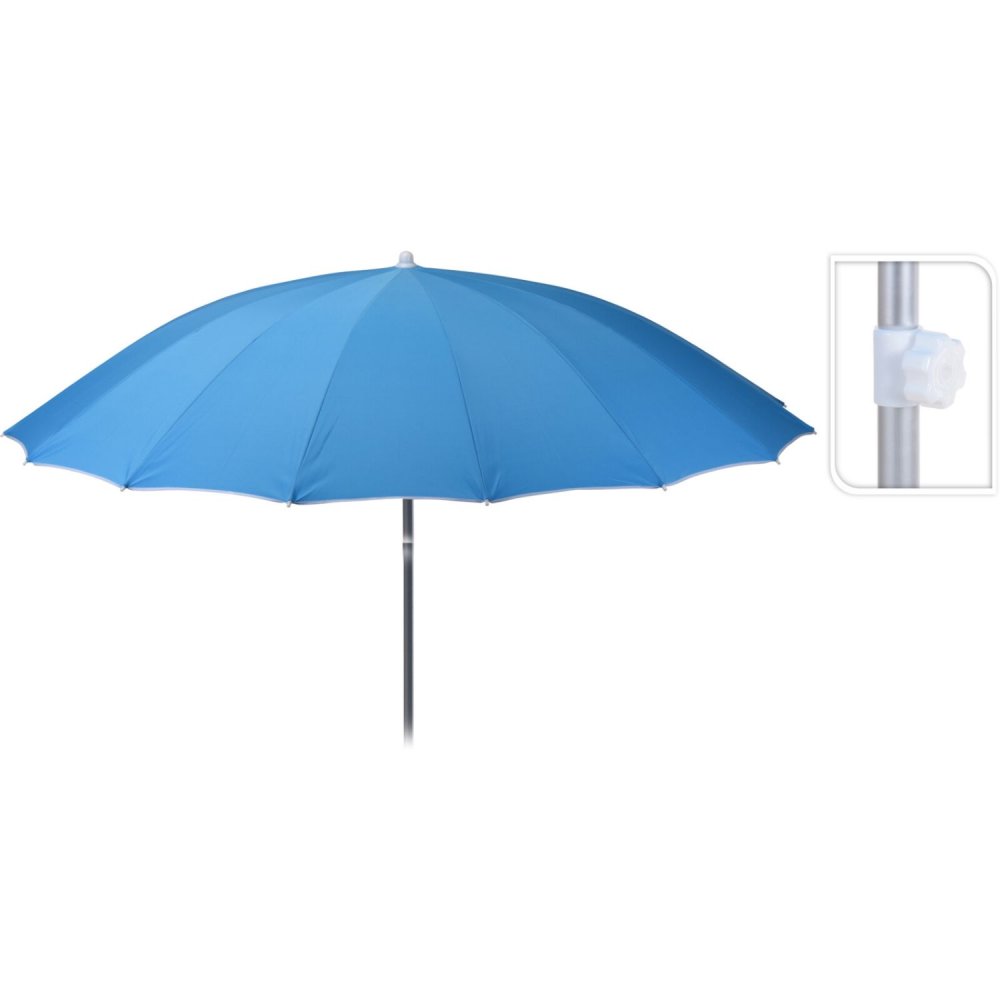 Parasol shanghai Ø240 cm blauw