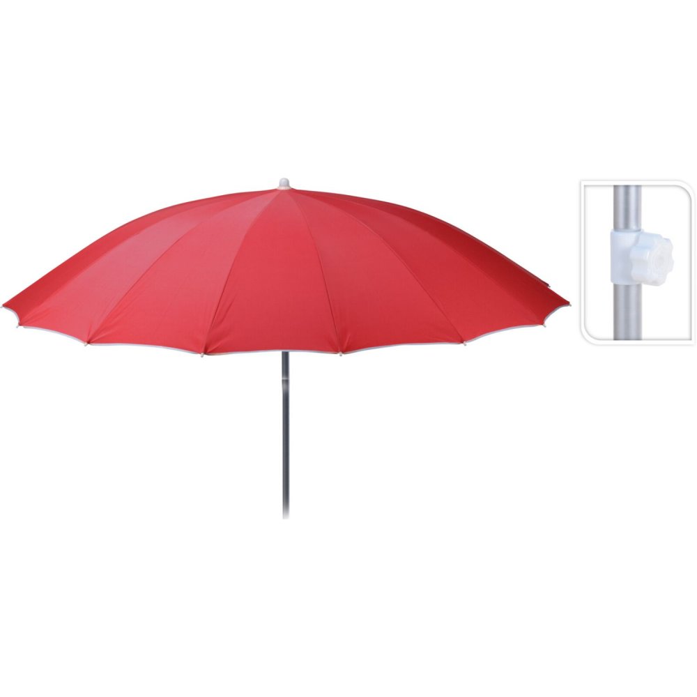 Parasol shanghai Ø240 cm rood
