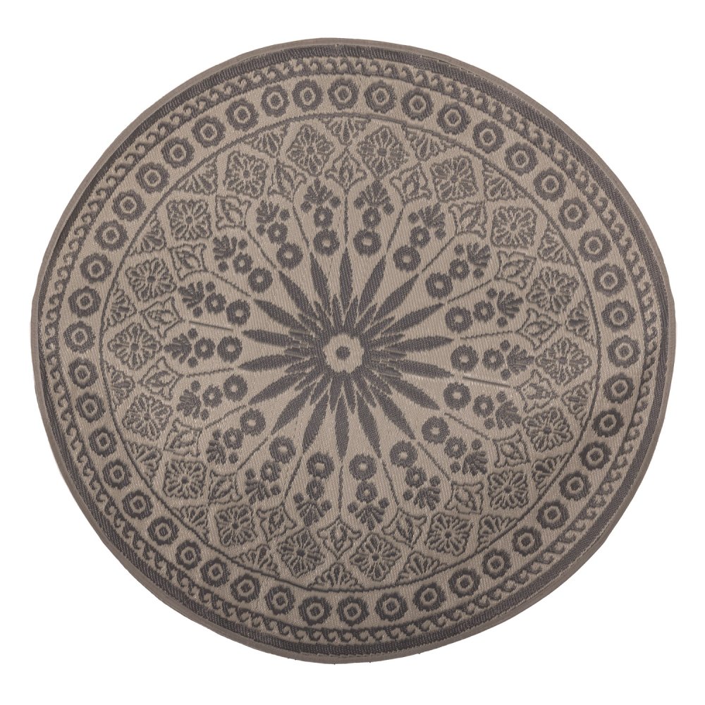Tuintapijt grijs rond 170 cm