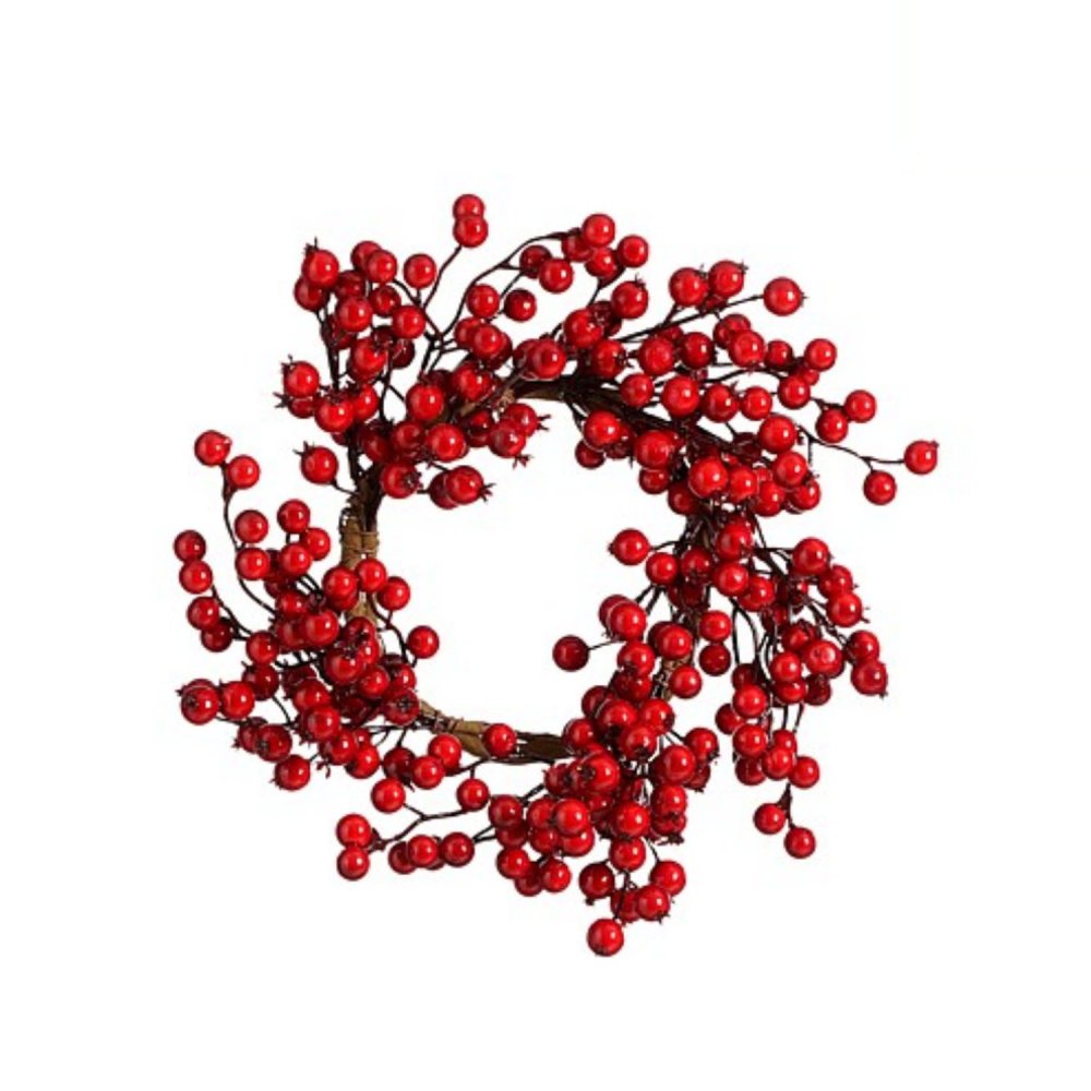 Krans bessen rood - h10xd30cm