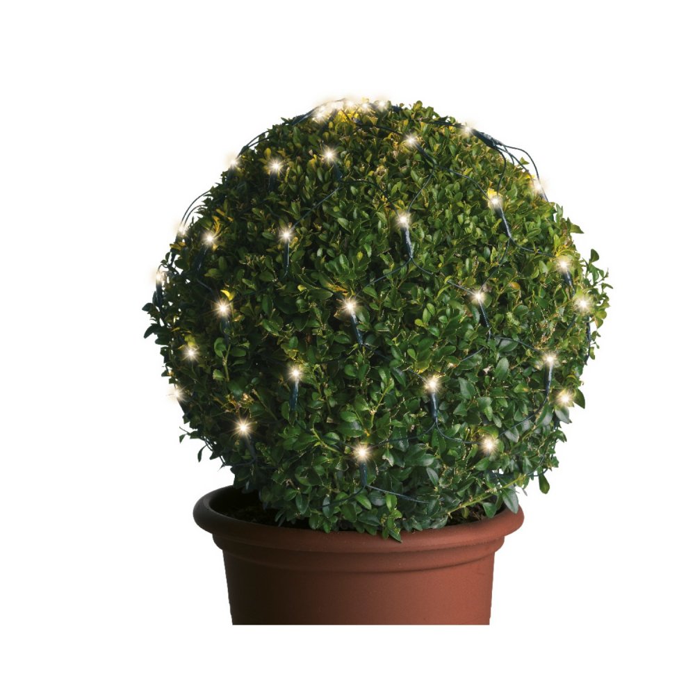 LED box net lights steady groen/warm wit D.50cm