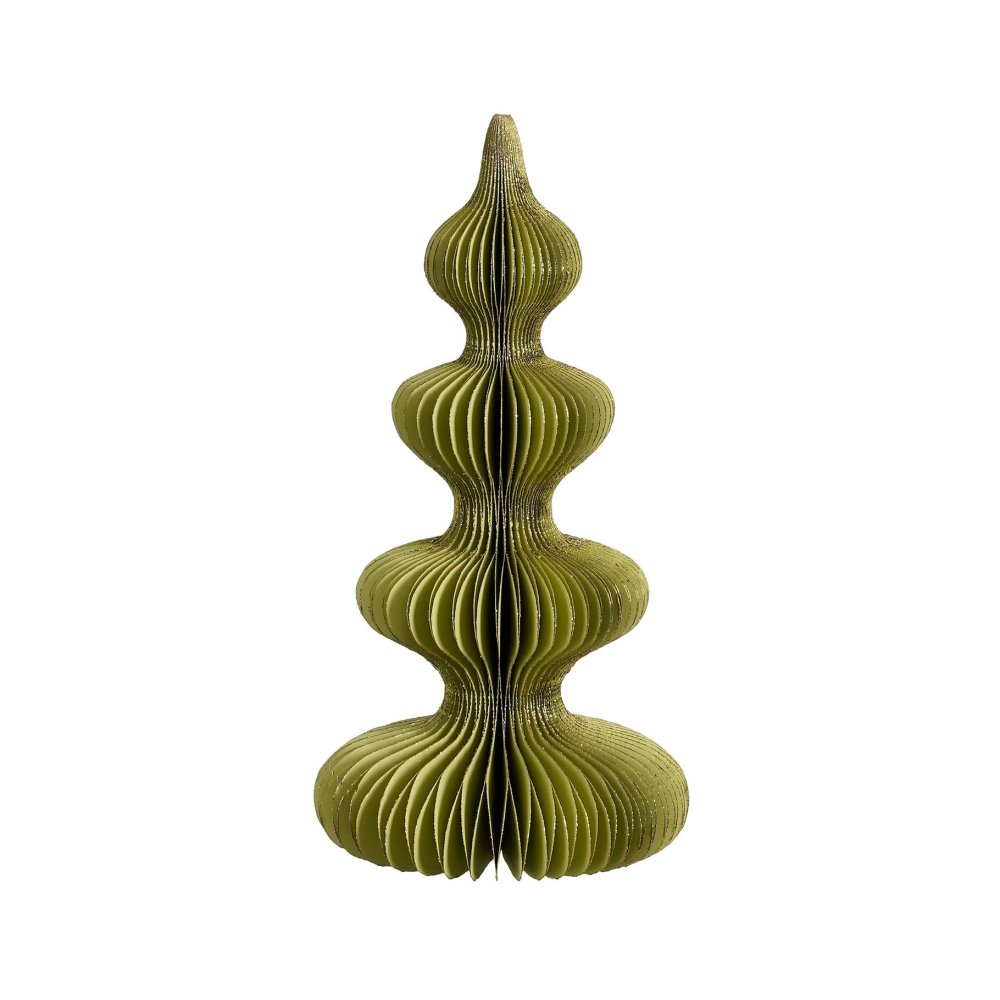 Decoratie boom groen FSC Mix - h30xd7,5cm