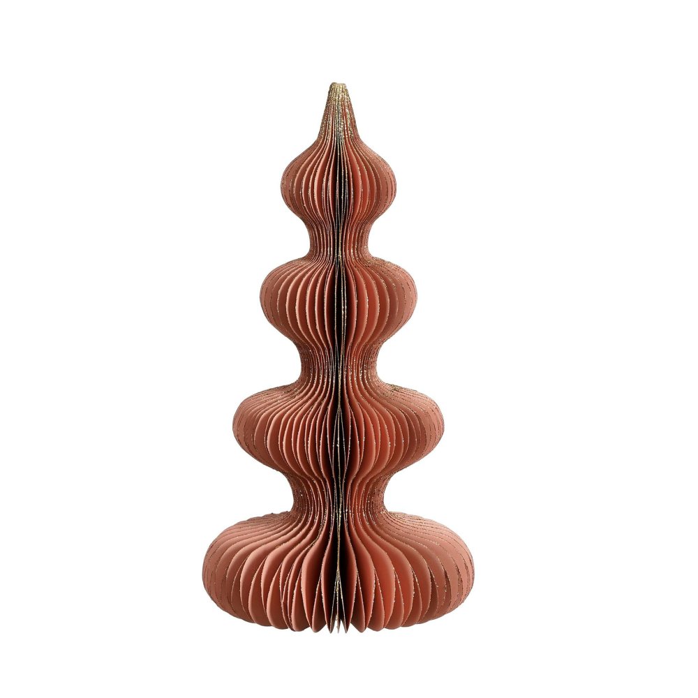 Decoratie boom roze FSC Mix - h30xd7,5cm