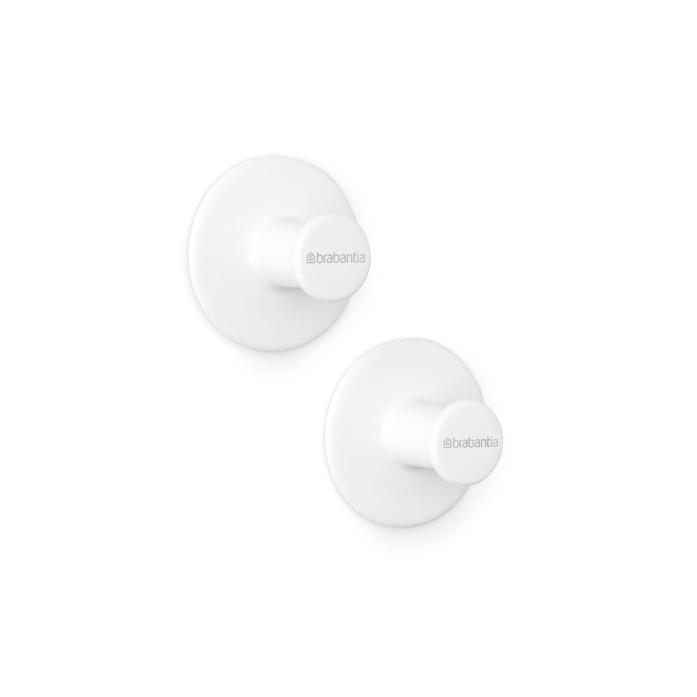 Brabantia ReNew Handdoekhaakjes, set van 2 - White