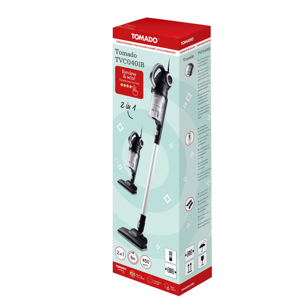 Tomado steelstofzuiger TVC0401B