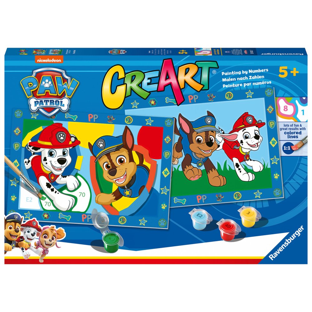 Ravensburger Creart junior schilderen op nummer Paw Patrol
