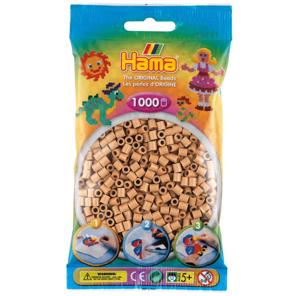 Hama Strijkkralen 1000 Stuks Licht Bruin