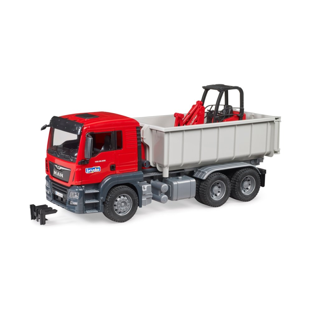 Bruder Auto Vrachtwagen MAN met Shovel Schaeffer