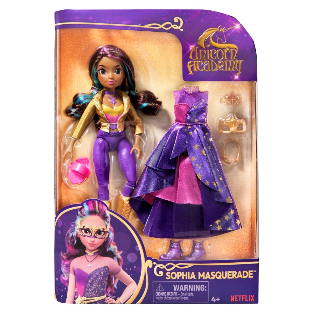 Unicorn Academy Pop Deluxe Sophia Gemaskerd Bal 24 Cm