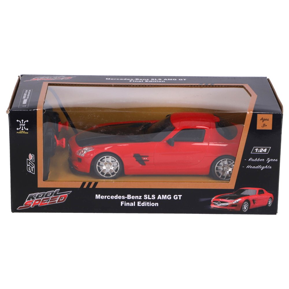 Radiografisch bestuurbare auto mercedes-benz 1:24 sls amg gt final edition rood