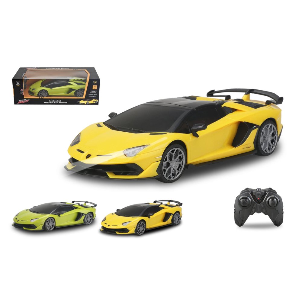 Radiografisch bestuurbare auto lamborghini 1:16 2,4g aventador svj roadster geel