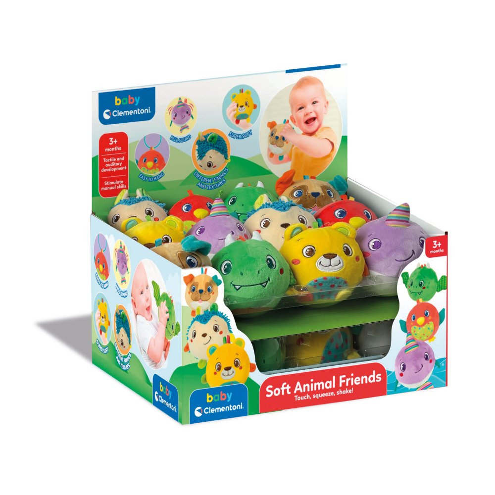 Clementoni baby knijpballen soft
