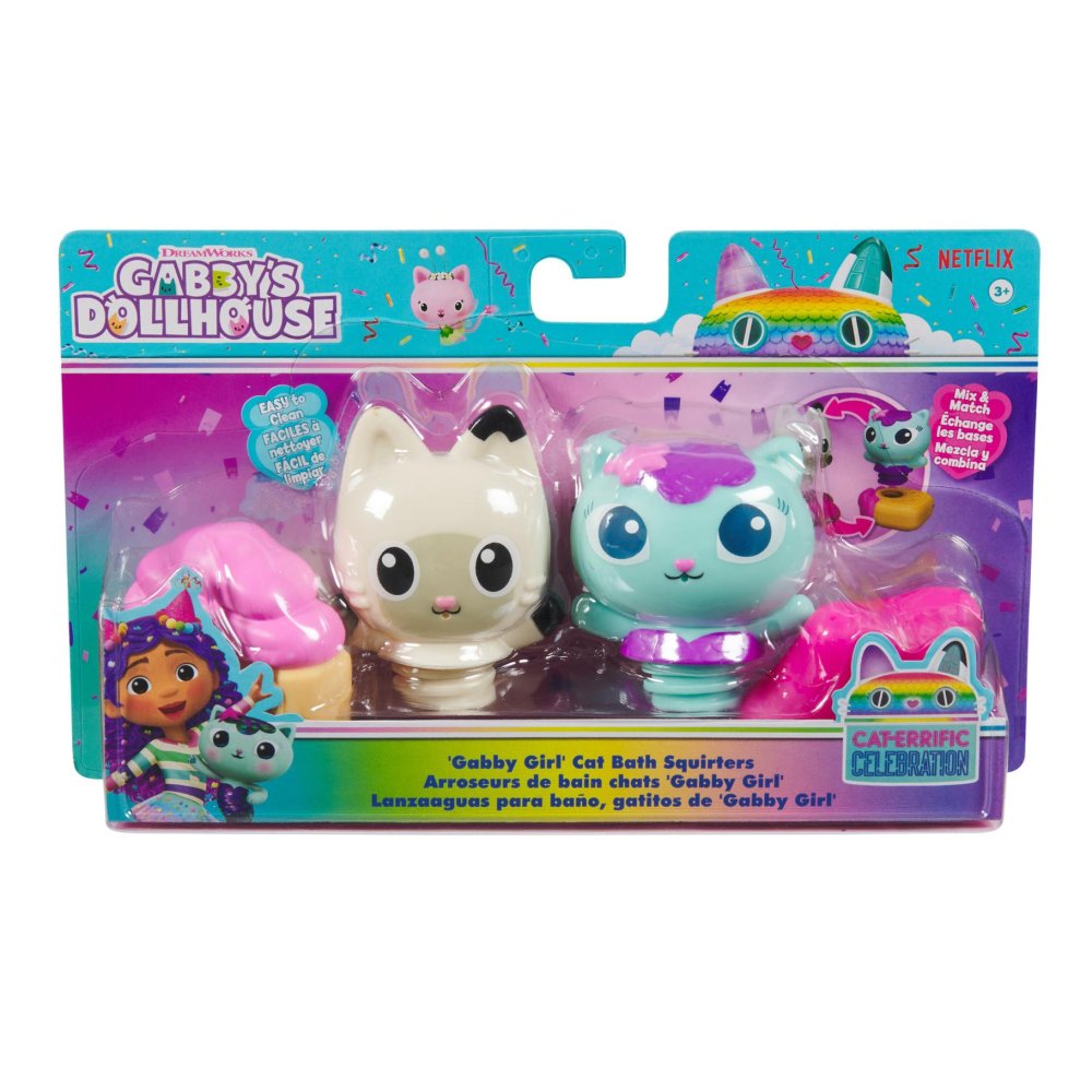 Gabby's Poppenhuis Pandy en Meerminkat Badspeeltjesset