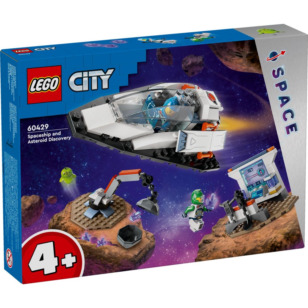 LEGO 60429 City Space Ruimteschip En Ontdekking Van Asteroïde