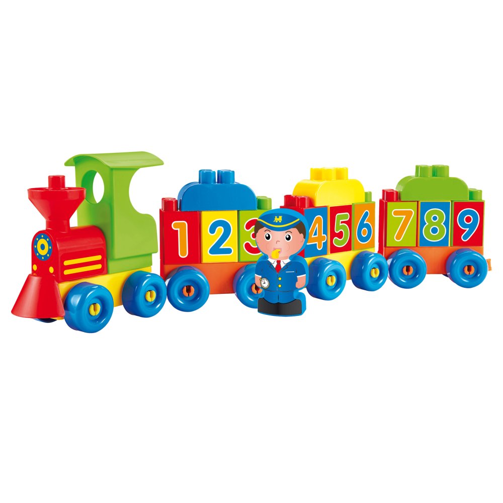 Trein Cijfers En Blokken Abrick