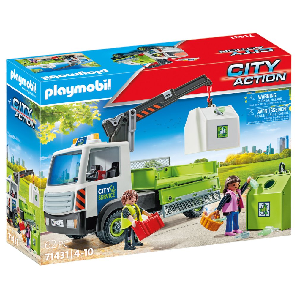 Playmobil 71431 City Glasbak Ophaaldienst