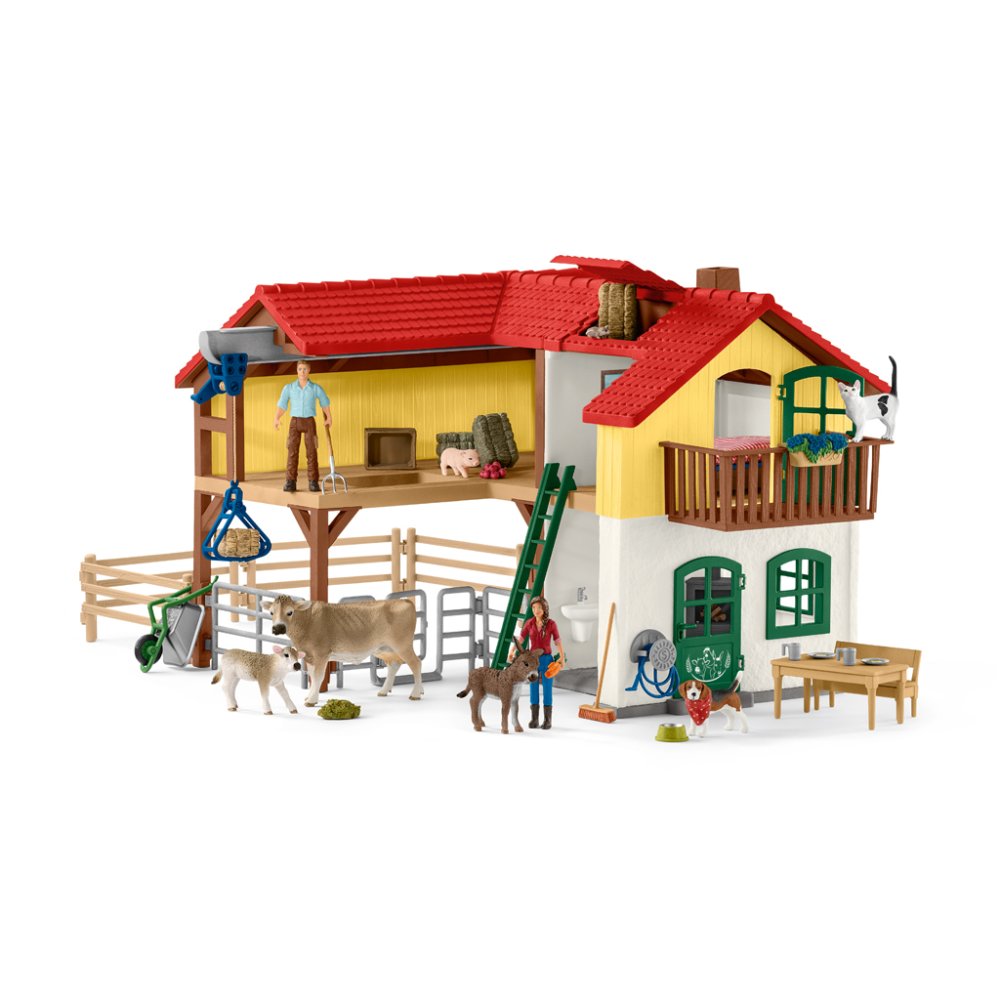 Schleich 42407 Boerderij Met Stal En Dieren