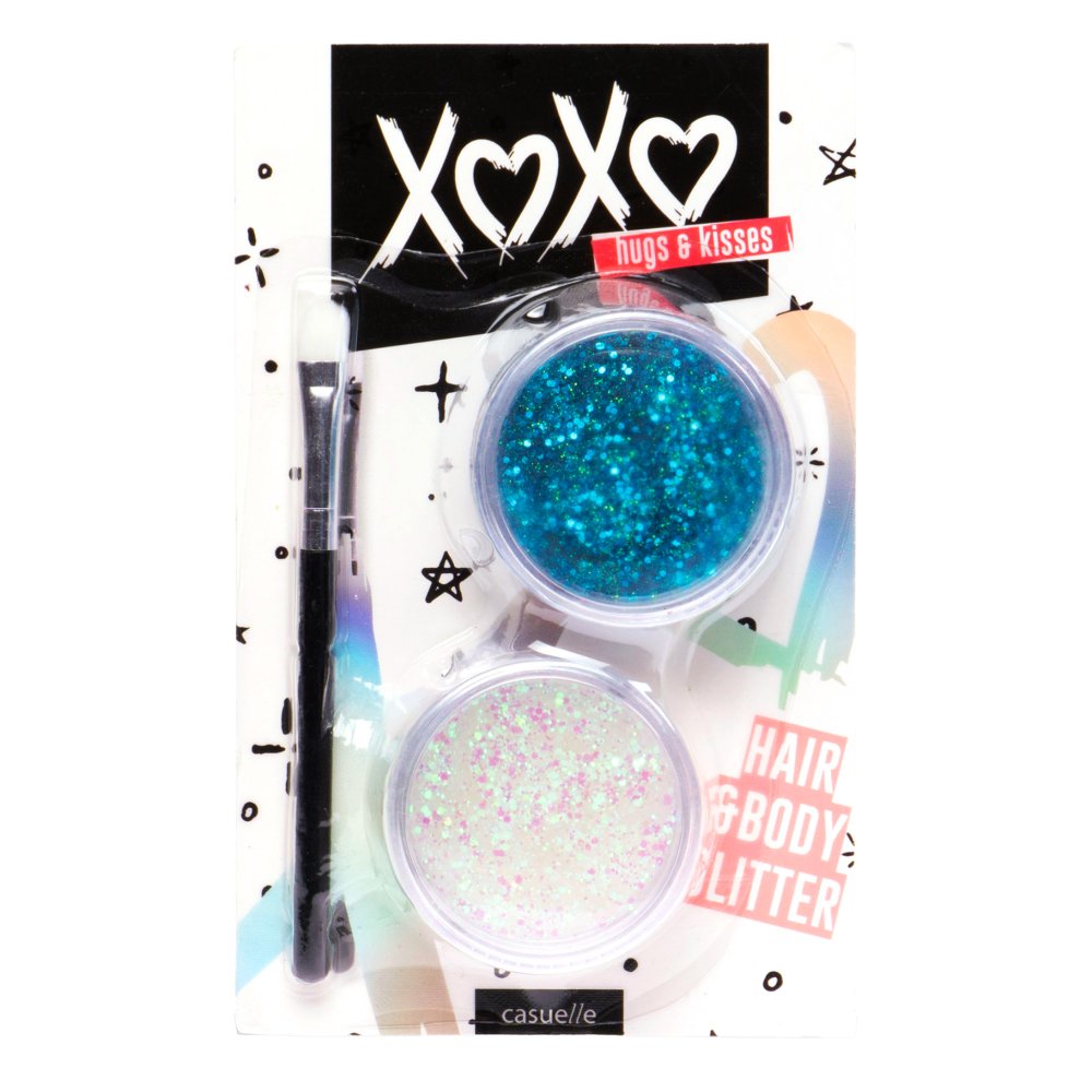 Casuelle XoXo Haar Glitter Set