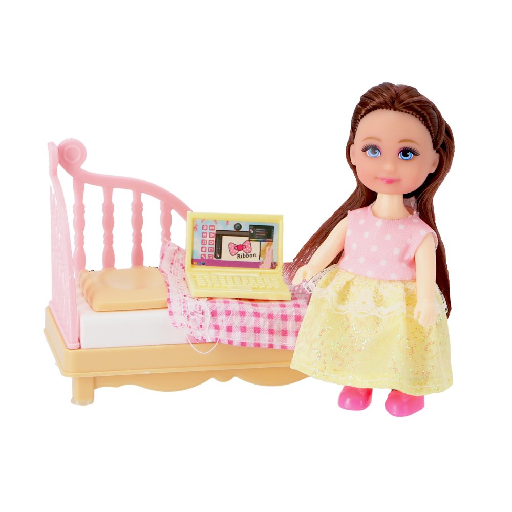 Pop Fleur 11cm Speelset Slaapkamer