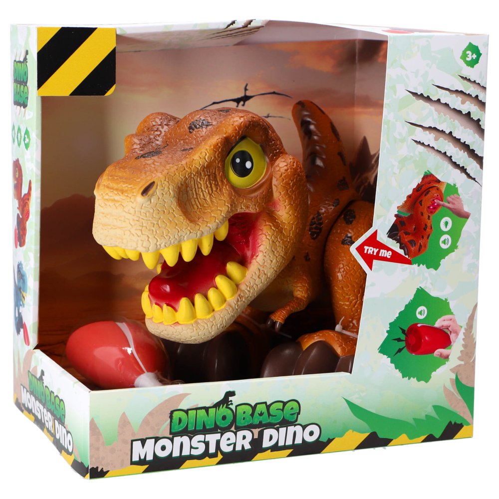 Dinobase Functie Dino bruin groot