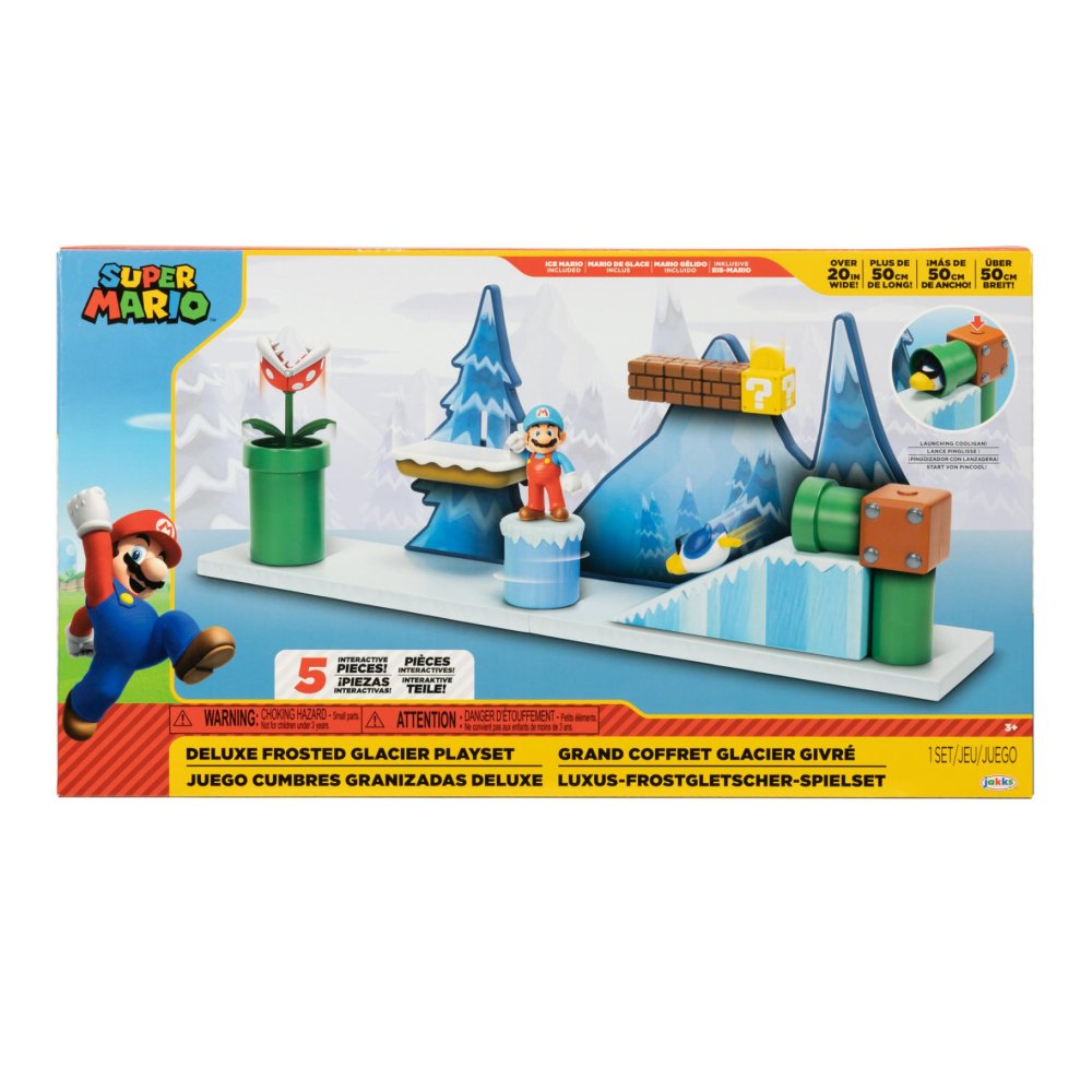 Mario Glacier set inclusief 6,5 cm Mario figuur