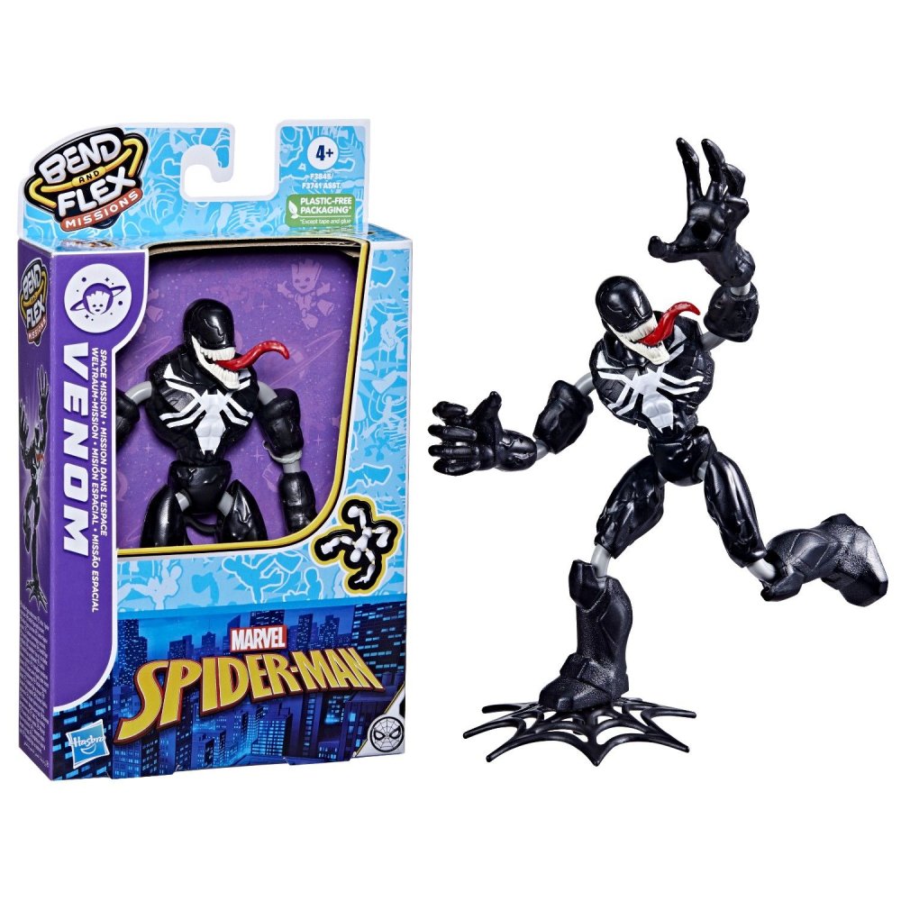 Spiderman Bend N Flex Space Mission Figuren Assorti