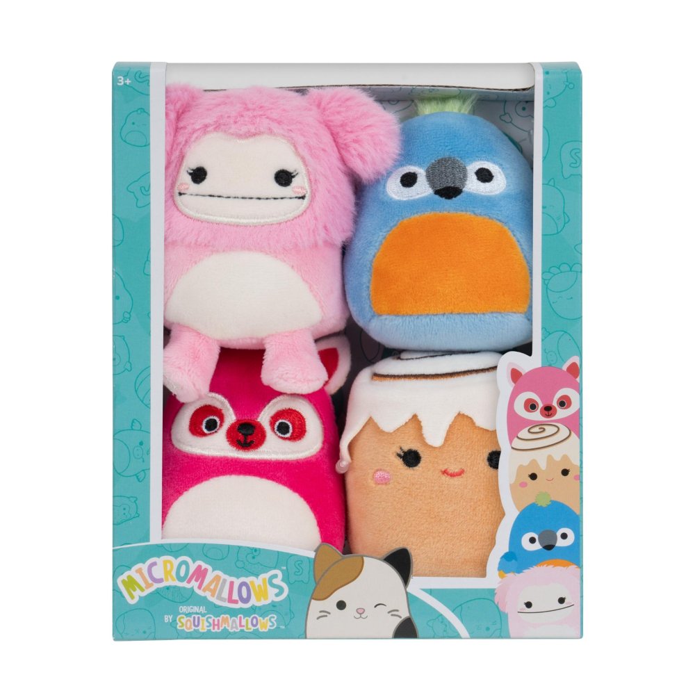 Micromallows 6,5 cm pluche 4-pack 3