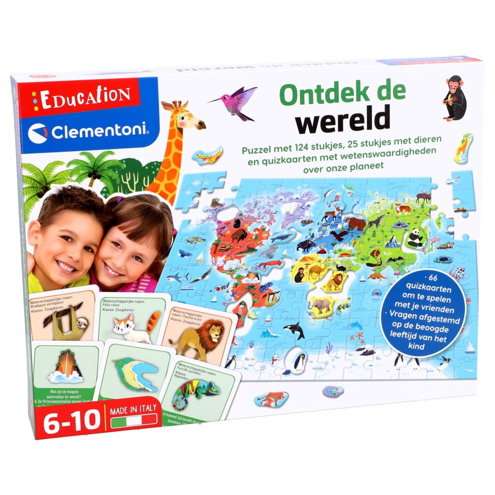 Spel Puzzel Ontdek De Wereld