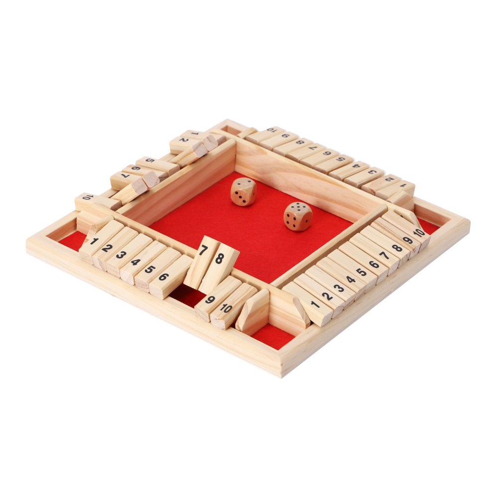 Spel Shut The Box 4 Spelers