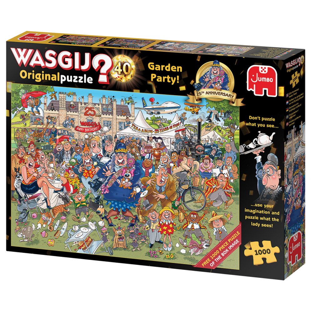 Puzzel Wasgij Original 40 25th Anniversary 2x 1000 Stukjes
