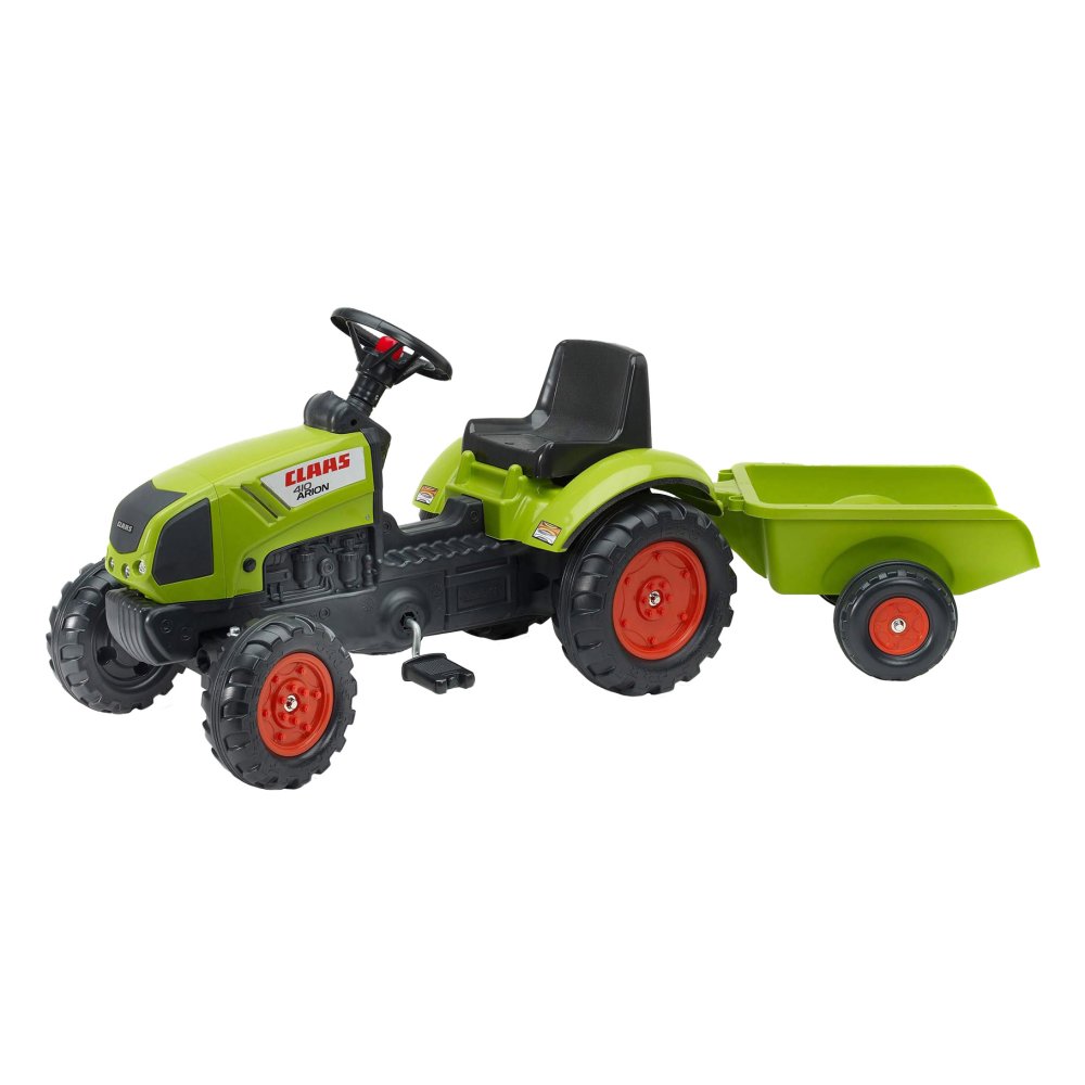 Tractor Claas met aanhanger 132 x 42 x 53 Cm