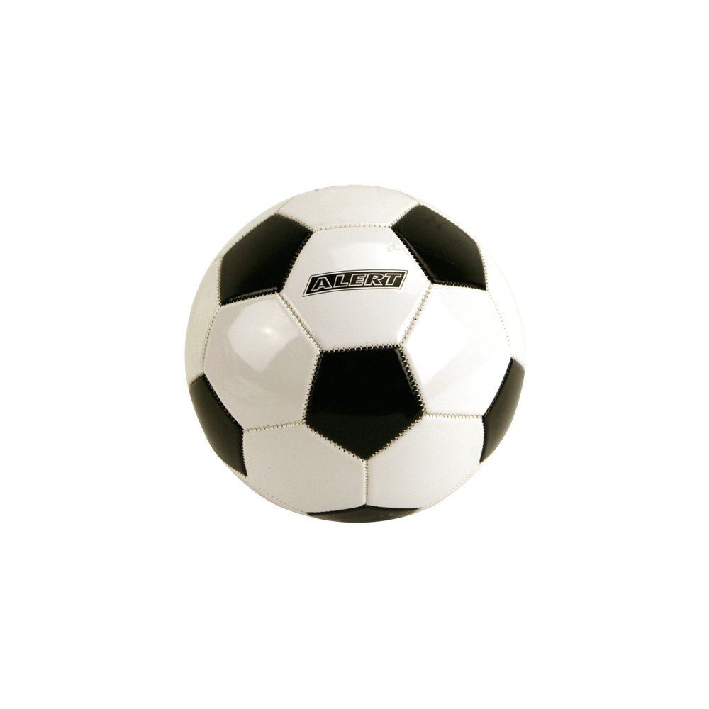 Alert Sport voetbal Wit/Zwart , Maat 5