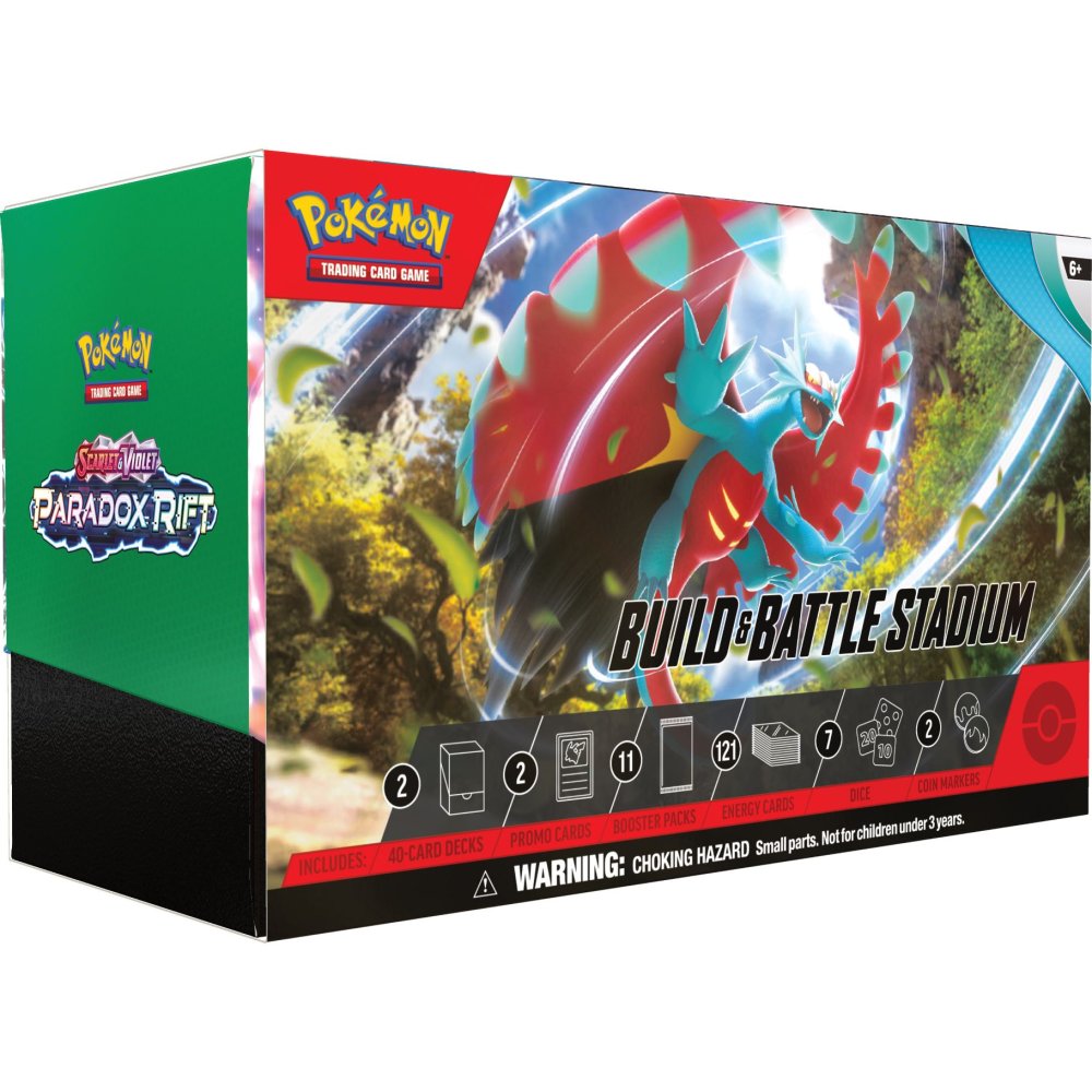 Pokémon TCG SV04 Paradox Rift Build & Battle Stadium