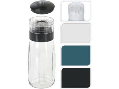 Pepper mill glass 300ml 3ass