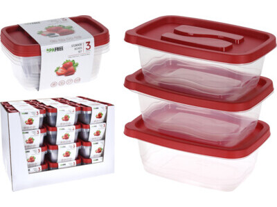Voorraaddoos 1130ml set 3dlg