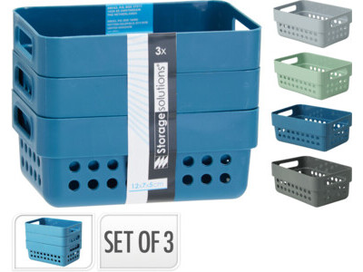 Mand pp set van 3sts 350ml 4as