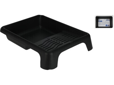 Verfbak pp 45x36xh10cm zwart k