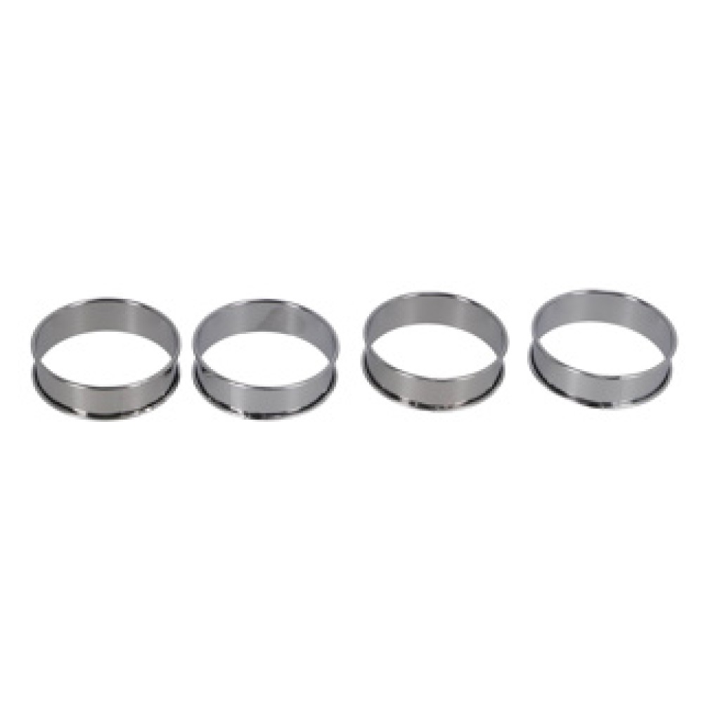 Patisse flanringen RVS 4 stuks
