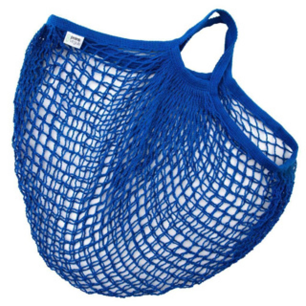 Netbag with short handles blue 40x40cmBasic by Point-Virgule